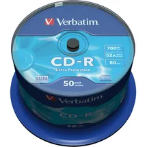 Verbatim CD-R 700MB 52x Extra Protection 50er Spindel
