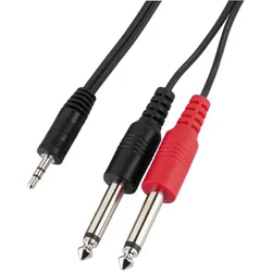 MONACOR Audio-Verbindungskabel 2m MCA-204