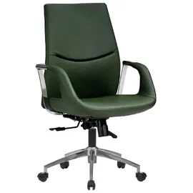aea Chefsessel Holz/Kunstleder/Polyester Grün