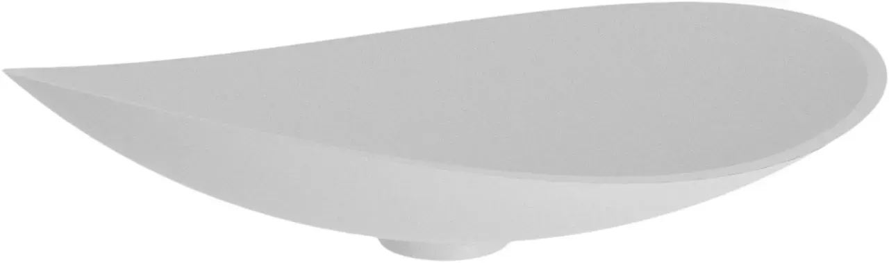 Glassdesign Infinity Aufsatzwaschtisch PERT - weiß matt