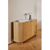 Actona GROUP Sideboard »Colima«, Anrichte, matt Wildeiche rau Melamin, Gestell Wildeiche, 160x45x80 cm