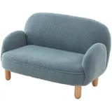 58 aufm Kessel Kindersofa Keila onesize Bouclé Stoff blau