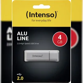 Intenso Alu Line 4 GB silber USB 2.0