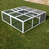 My Animal Freilaufgehege MH-06  XXL 120 x 80 x 80 cm grau