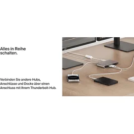Belkin Connect Thunderbolt 4 Docking Station, Silber