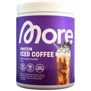 MORE Nutrition More Protein Iced Coffee Dark Cookie Crumble Pulver 300 g