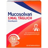 MUCOSOLVAN® 1mal täglich Retardkapseln, 50 Stück, 75mg Ambroxol, Hustenschleimlöser