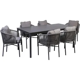 Greemotion Sitzgruppe Calgary 1 grau, anthrazit