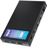 MeLE Quieter 4C Mini-PC – 12. Generation N100, lüfterloser PC, 32 GB Speicher, 512 GB Speicher, mit Windows 11 Pro, 2.4/5G WLAN, USB-C komplett, Dreifach-Anzeige 4K
