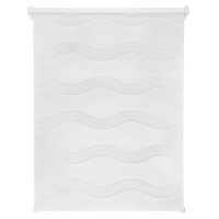 MYDECO Rollo DUO WAVE, weiß 120x160cm