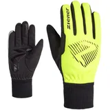 Ziener DOMMI Fahrradhandschuhe, Winter | Soft-Shell, Winddicht, gefüttert, Poison Yellow, S