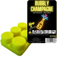 WonderWax Duftwachs WonderWax® Neon Duftriegel 6 x Duftwachs Kreise (Bubbly Champagne), Duftrichtung: Bubbly Champagne