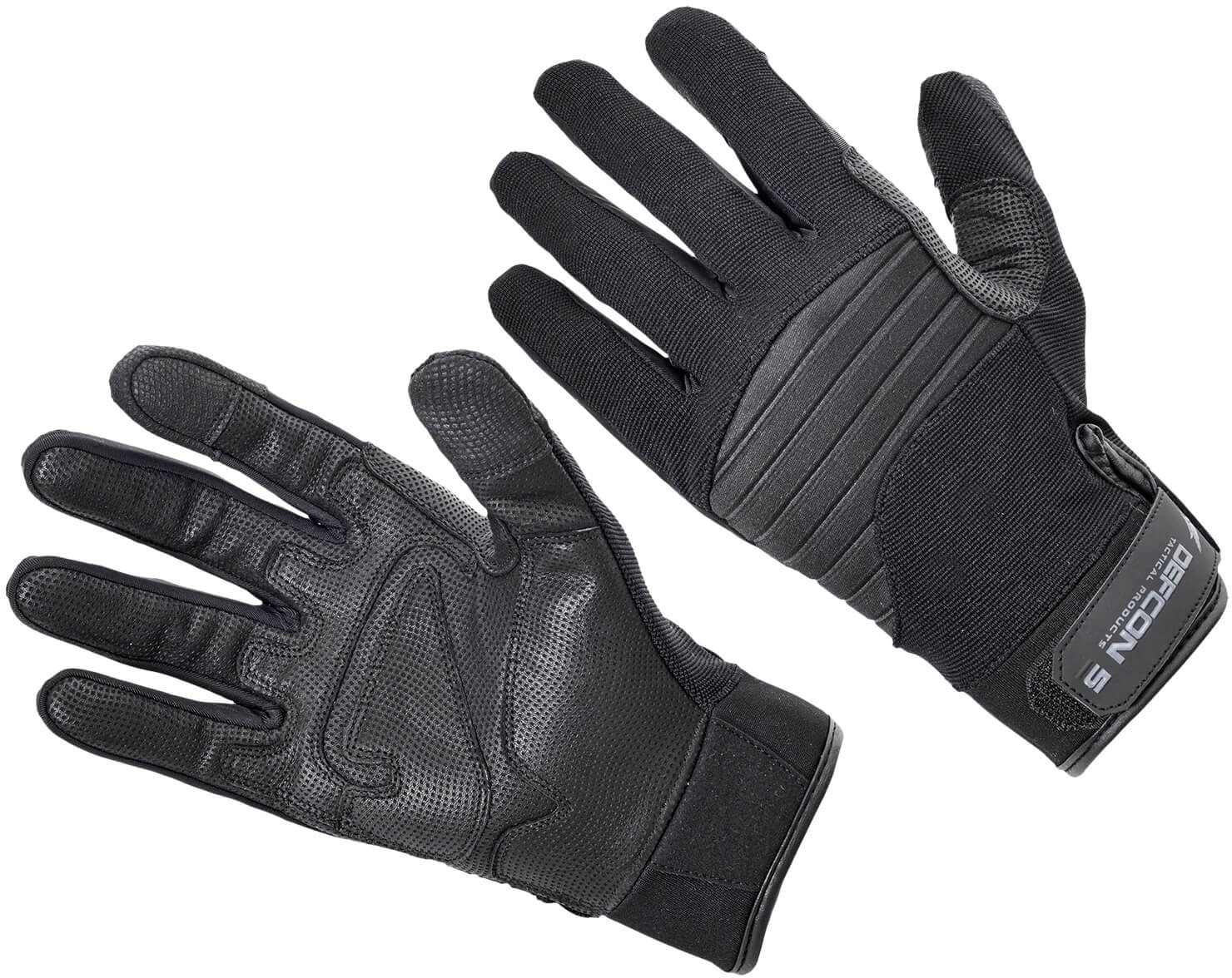 Defcon5 Armor Tex Gloves With Leather Palm schwarz, Größe 7
