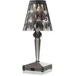 Kartell - Battery Akku-Tischleuchte H 30 cm, rauch