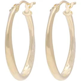 FIRETTI Creolen gedreht Gelbgold 585 96985047-0 19mm