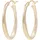 FIRETTI Creolen gedreht Gelbgold 585 96985047-0 19mm