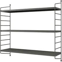 [en.casa] Modulares Wandregal Hängeregal 3er Set 0 x 0 x 0 cm Anthrazitgrau