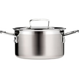 Le Creuset 3-ply Fleischtopf 18 cm silber