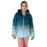 killtec Mädchen Skijacke/Ski-Steppjacke mit Kapuze und Schneefang KSW 330 GRLS SKI QLTD JCKT, peppermint, 128, 42469-000
