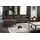 KAWOLA Sofa BLOOM Recamiere links Leder dunkelbraun