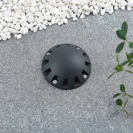 LINDBY Außenleuchte Aluminium IP67 10 W 1-flammig schwarz
