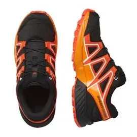 Salomon Speedcross Kinder Schwarz / Rot / Orange 37
