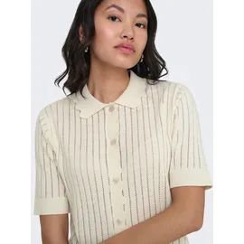 Only ONLELMA POLO S/S CARDIGAN KNT NOOS Beige M