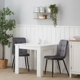 Homestyle4u Küchentisch 80 x 80 cm weiß