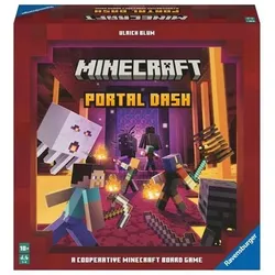 RAVENSBURGER 27351 Familienspiel Minecraft Portal Dash