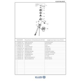 Kludi Balance 129 Einhandmischer chrom 520230575