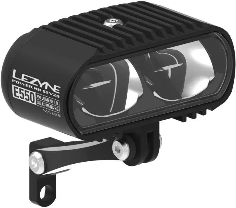 Lezyne LED Fahrradbeleuchtung Power HB StVZO E550 Vorderlicht