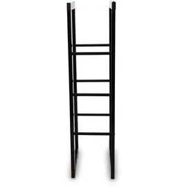 BITUXX Kaminholzständer Metall 40 x 100 cm Schwarz