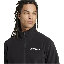 Adidas Multi Essentials Fleece Mit Halbem Reißverschluss - Black - S