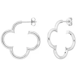 LEAF - CREOLE KLEEBLATT - silber