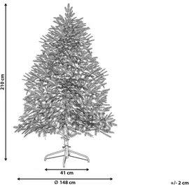 Beliani Weihnachtsbaum 210 cm