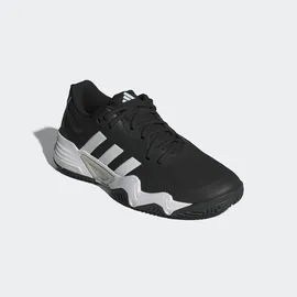 adidas Solematch Control 2 Tennis Shoes, Core Black/Cloud White/Silver Metallic, 48 2/3 EU