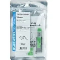Smartkeeper BL04PKGY Schnittstellenblockierung + Schlüssel USB Typ-B Grün Kunststoff
