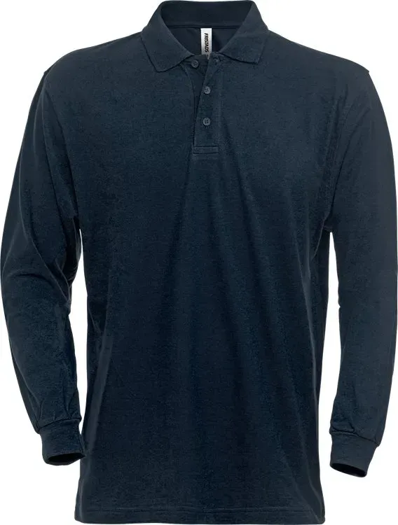 Fristads Acode Poloshirt Langarm 1722 PIQ 100220 - dunkelmarine - XL