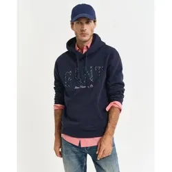 Gant für Herren. 2044005 Wintersport Grafik Sweatshirt navy (S), Lässig, Baumwolle, Marine