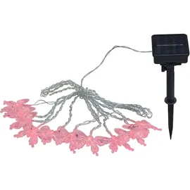 GLOBO Lichterkette Kunststoff L 470 cm 10x LED schwarz