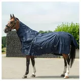 HKM Pferde-Regendecke HKM Weidedecke Kombi 2 mit Clip in System blau 115 cm