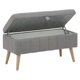 OTTO home Truhenbank AMIRA grau 81 x 36 x 43 cm