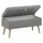 OTTO home Truhenbank AMIRA grau 81 x 36 x 43 cm