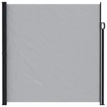 vidaXL Seitenmarkise 500 x 200 cm Grau Polyester