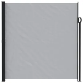 vidaXL Seitenmarkise 500 x 200 cm Grau Polyester