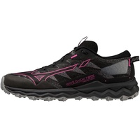 Mizuno Wave Daichi 7 GTX Traillaufschuh, Black/Fuchsia Fedora/Quiet Shade, 42.5 EU