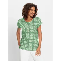 Casual Looks WITT WEIDEN Print-Shirt in apfel-ecru-bedruckt | Gr.: 44