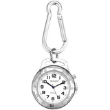 METALL Sprechender Schlüssel-Anhänger Armbanduhr Wecker Uhr Senioren Blindenuhr