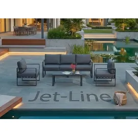 Jet-Line Kreta II Lounge-Set Anthrazit