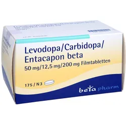 LEVODOPA/Carbidopa/Entacapon beta 50/12,5/200 175 St